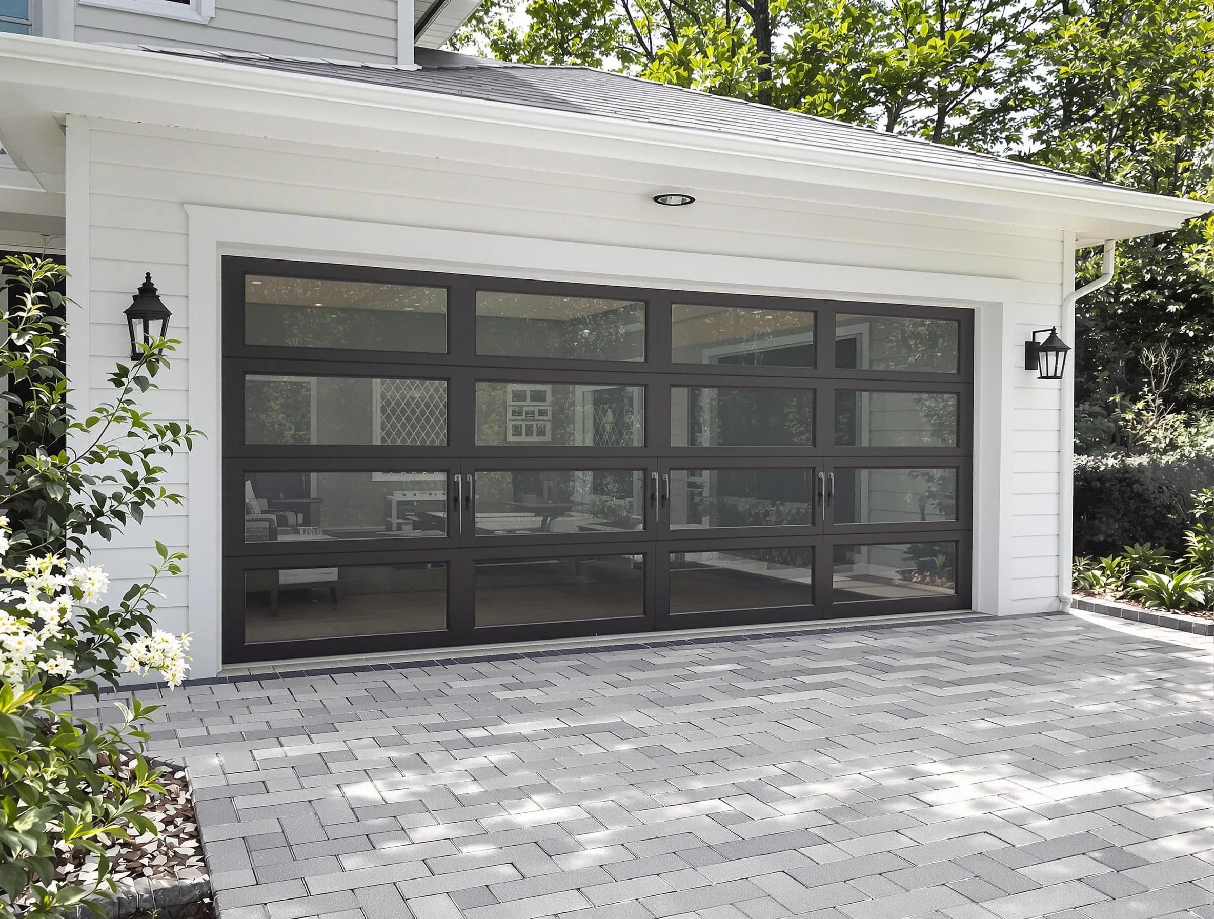 Danvers Garage Door Repair design specialist presenting custom garage door options to Danvers homeowner