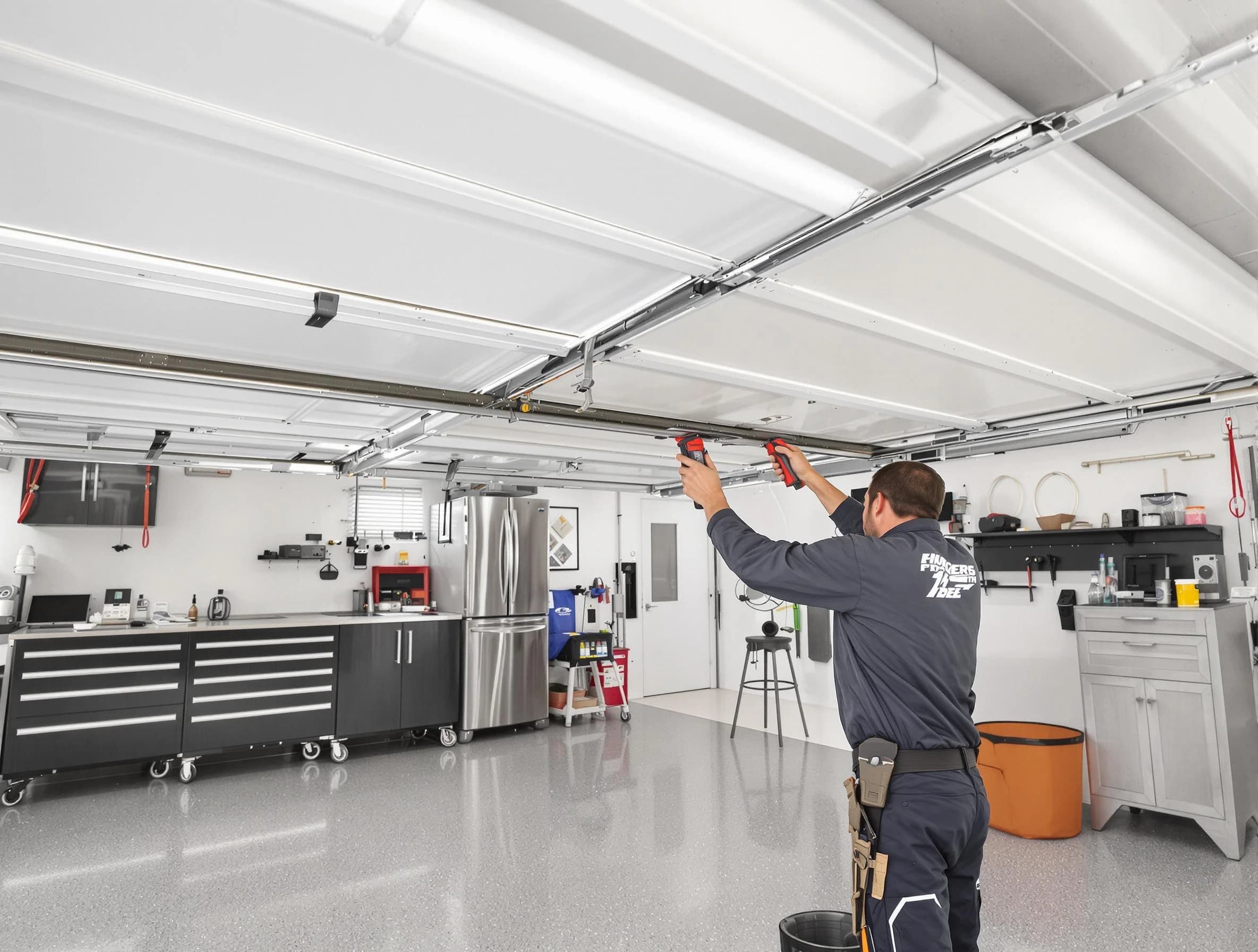 Overhead garage door repair service by Danvers Garage Door Repair in Danvers