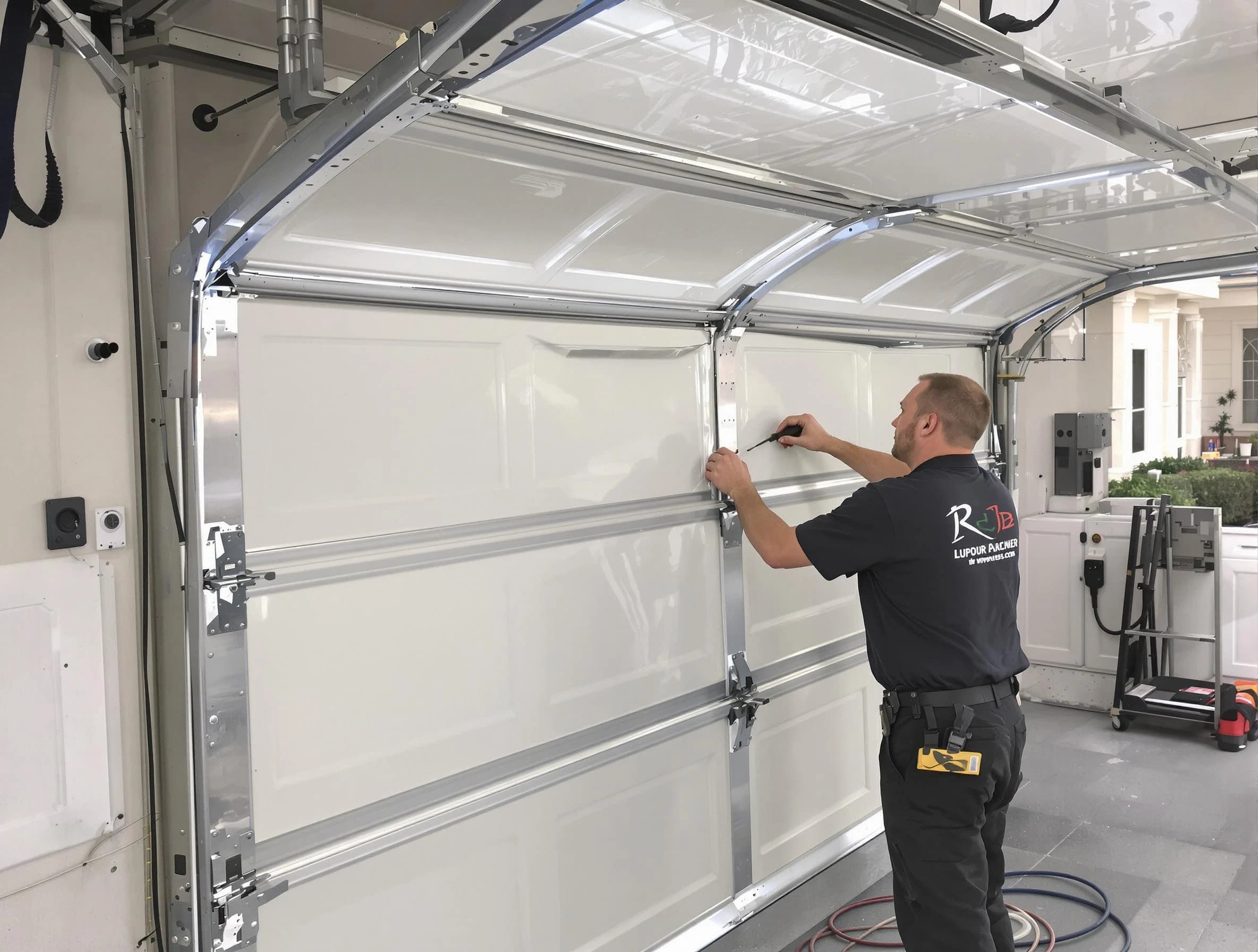 Danvers Garage Door Repair professional performing panel repair in Danvers