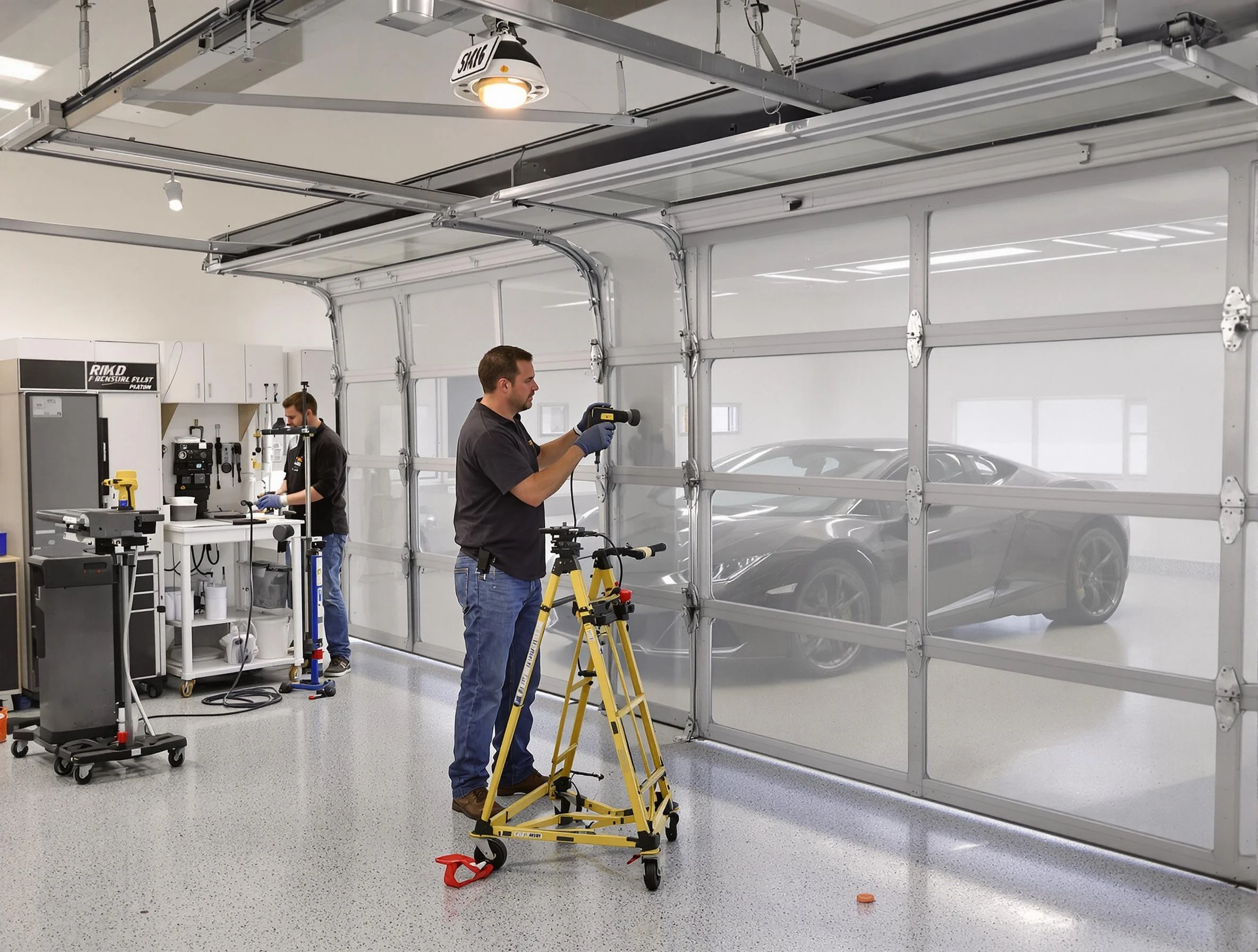 Garage Door Dents Repair in Danvers