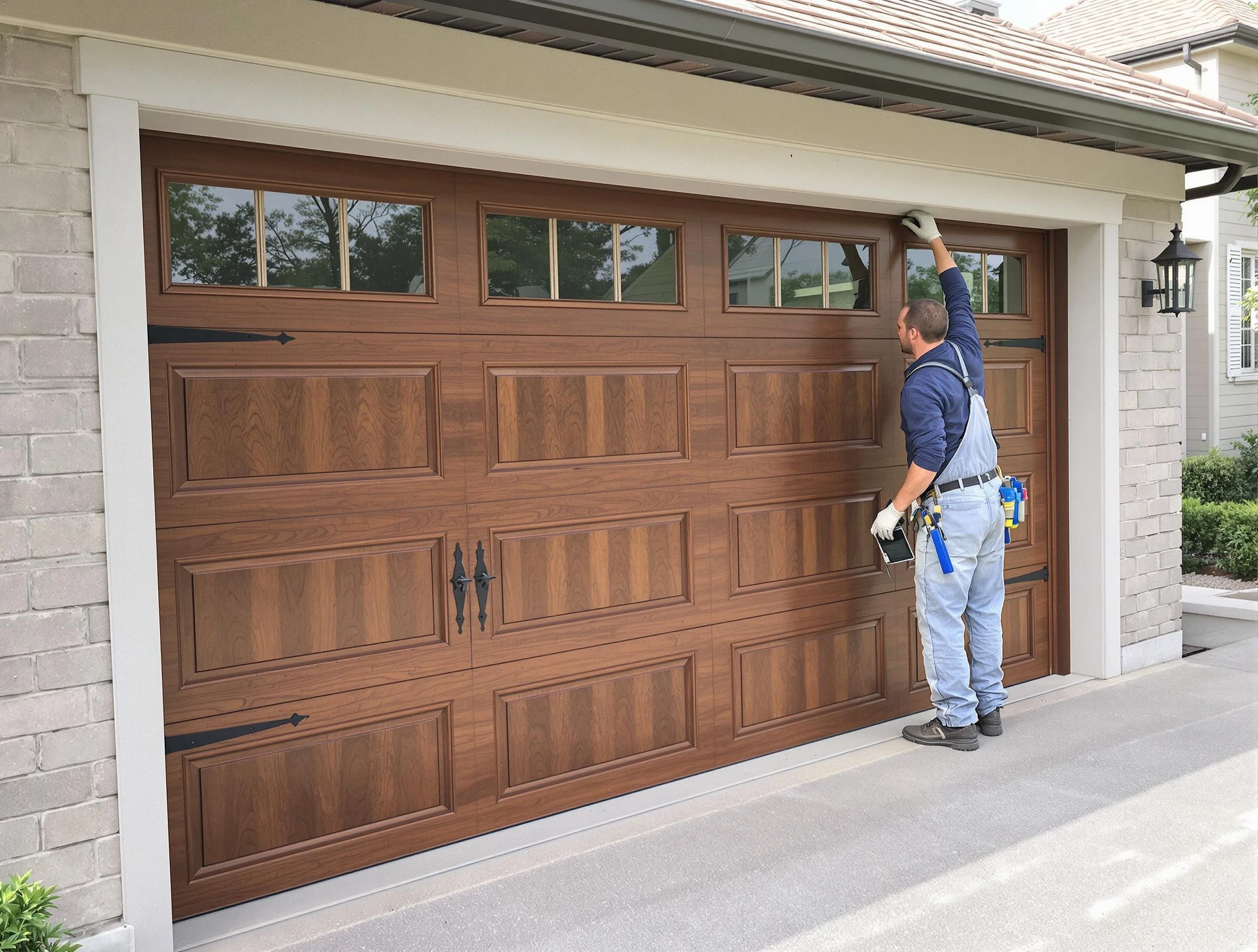Custom garage door showcase by Danvers Garage Door Repair in Danvers